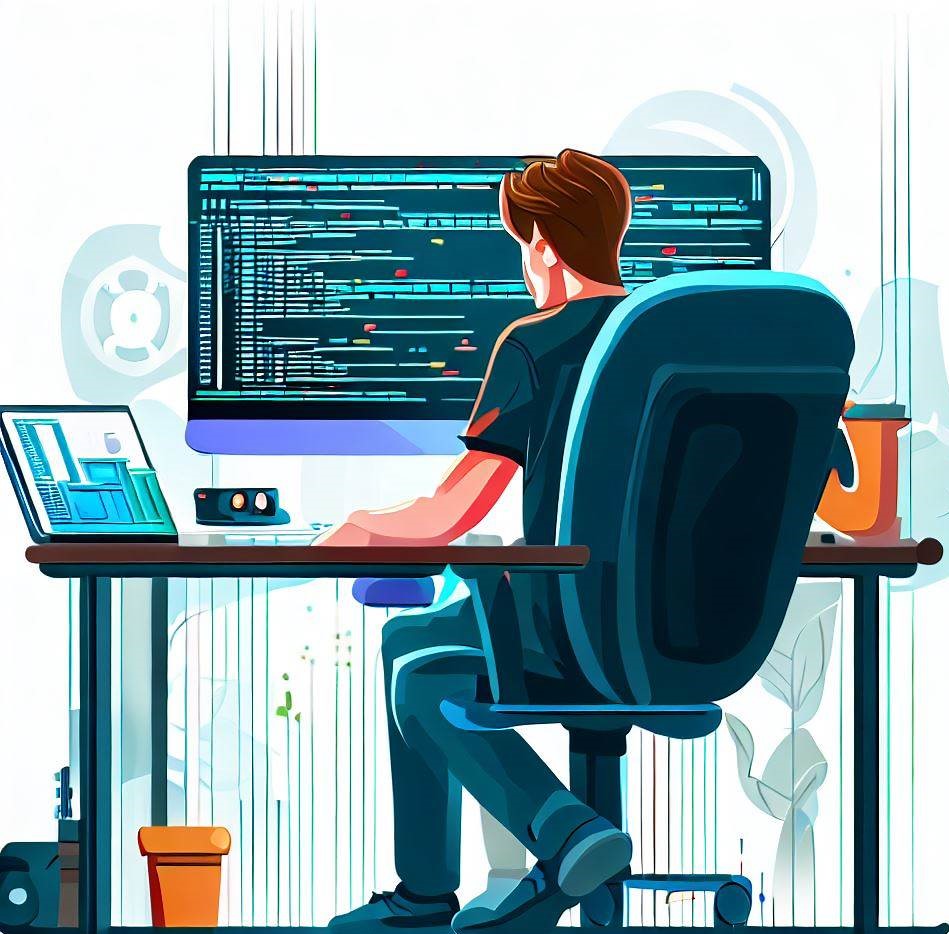 Web Development Illustration