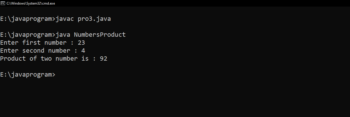 output