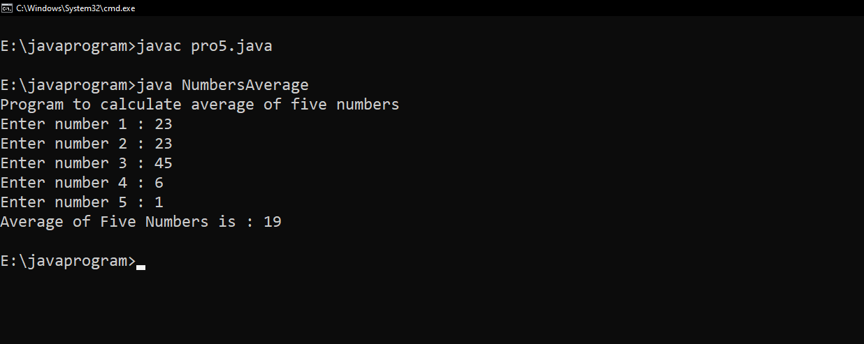 output