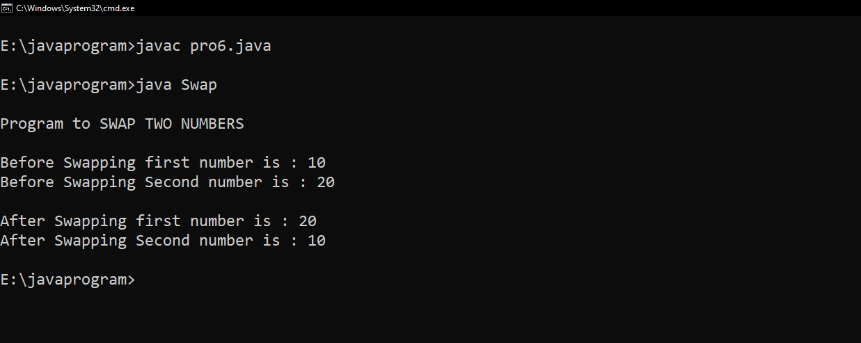 output