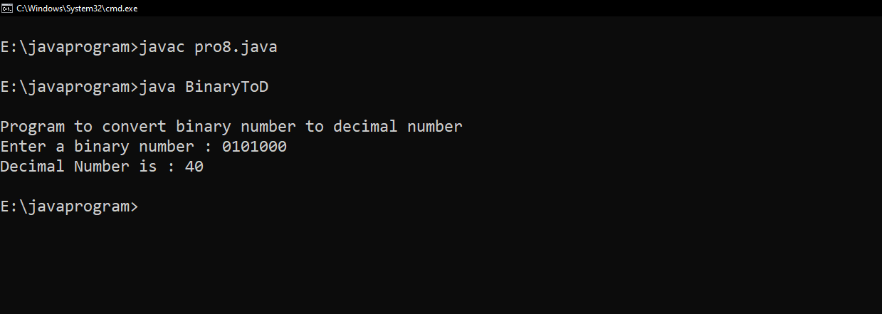 output