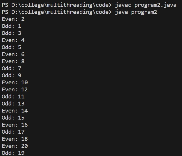output