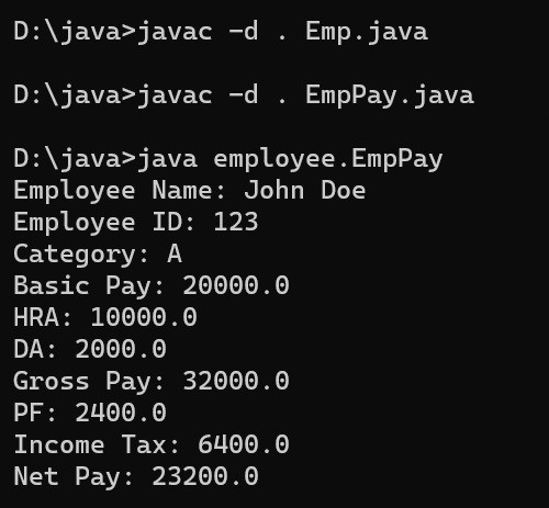 output