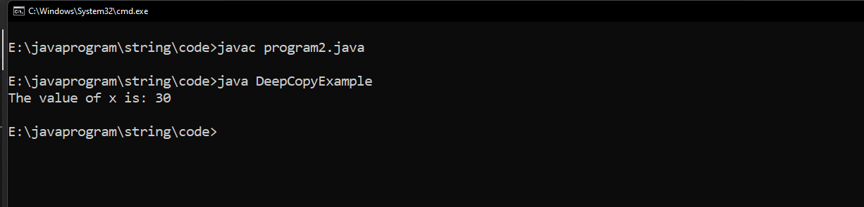 output
